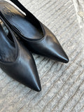 Decollete' scarpe donna tango tacco 4 cm in vera pelle Made in italy