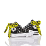 CONVERSE JUNIOR PLATFORM YELLOW BANDANA