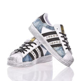 Adidas Superstar Junior Indigo Bleached