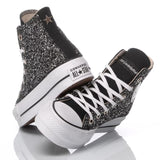 Converse Platform Glitter Nero