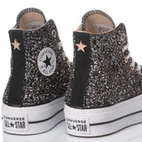 Converse Platform Glitter Nero