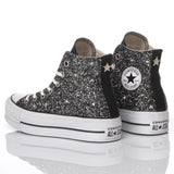 Converse Platform Glitter Nero