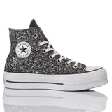 Converse Platform Glitter Nero