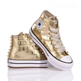 Converse Junior Croco Gold