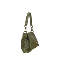 Borsa donna a spalla in vera pelle vintage Made in Italy tinto lavato in capo ZETA SHOES