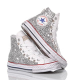 Converse Junior Glitter Silver