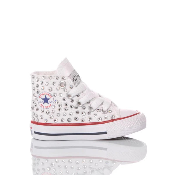 Converse Baby Swarovski Bianca