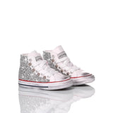 Converse Baby Glitter Silver
