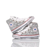 Converse Baby Glitter Silver