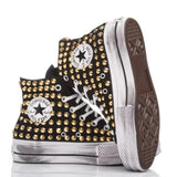 Converse Platform Nera Borchie Oro
