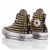 Converse Platform Nera Borchie Oro