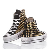 Converse Platform Nera Borchie Oro