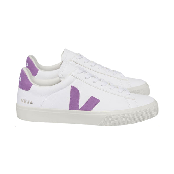 Scarpe Campo Chromfree Leather Donna White/Mulberry