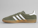 Scarpe Gazelle Indoor Olive/Footwear White/Goold Meet