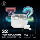 Jbl Auricolari Wave Beam In-Ear Ip54 Cuffie Bluetooth Senza Filo Wireless White