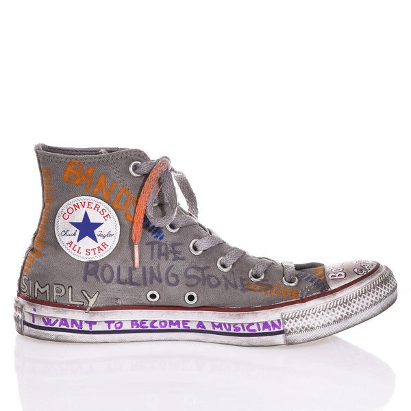 Converse Grey Written