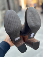 Stivaletti tronchetti donna tacco 7 cm in vera pelle Made in italy