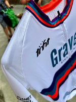 Maglia ciclismo ufficiale manica corta Gravel Bike Siena "White"