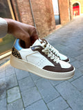 Sneakers ZETA SHOES in vera pelle maculato cavallino made in italy