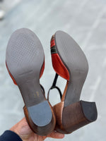 Decollete' scarpe donna tango tacco 7 cm in vera pelle Made in italy