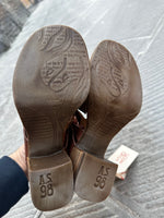 A.S 98 B61001 sandali donna in vera pelle tacco 7 Cuoio