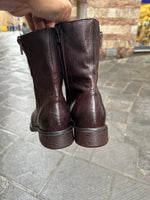 Anfibio ZETA SHOES in vera pelle made in italy Marrone