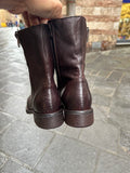 Anfibio ZETA SHOES in vera pelle made in italy Marrone