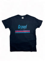 T-shirt Gravel Bike Siena  Blu 100% cotone