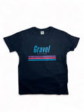 T-shirt Gravel Bike Siena  Blu 100% cotone