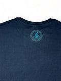 T-shirt Gravel Bike Siena  Blu 100% cotone