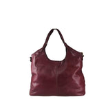 Borsa donna a spalla in vera pelle vintage Made in Italy tinto lavato in capo ZETA SHOES