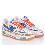 Nike Air Force 1 White Written