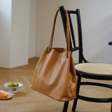 Retro Soft Cowhide Leather Women's Bag Large Capacity