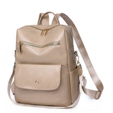 Retro Fashion Ladies Backpack Casual All-match Multifunctional Outdoor Travel Bag