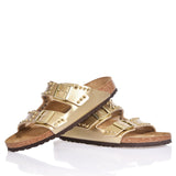 Birkenstock Arizona Gold Studs