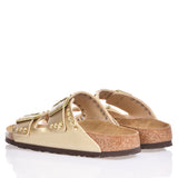Birkenstock Arizona Gold Studs