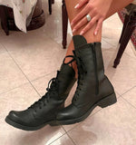 Anfibio TATA in Vera Pelle Nero