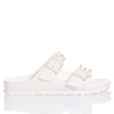 Birkenstock Arizona White Pearls
