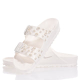 Birkenstock Arizona White Pearls
