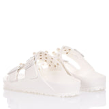 Birkenstock Arizona White Pearls