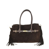 Borsa a mano in pelle con tracolla Made in Italy ZETA SHOES