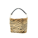 Borsa a spalla donna in pelle cavallino con tracolla made in italy ZETA SHOES