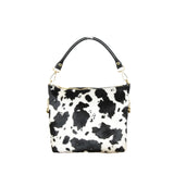 Borsa a spalla donna in pelle cavallino con tracolla made in italy ZETA SHOES