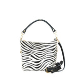 Borsa a spalla donna in pelle cavallino con tracolla made in italy ZETA SHOES