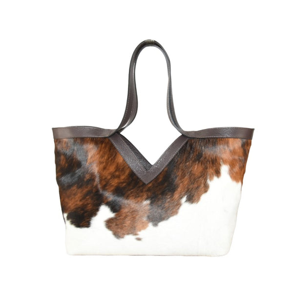 Borsa a spalla donna in pelle cavallino con tracolla ZETA SHOES made in italy