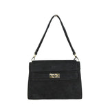 Borsa a spalla in pelle camoscio 100% made italy Made in Italy ZETA SHOES