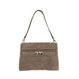 Borsa a spalla in pelle camoscio 100% made italy Made in Italy ZETA SHOES