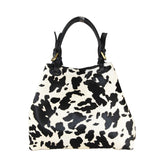 Borsa a spalla in pelle con cavallino  made in italy ZETA SHOES