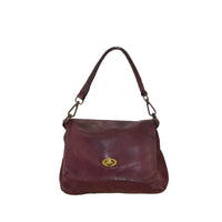 Borsa donna a spalla in vera pelle vintage Made in Italy tinto lavato in capo ZETA SHOES