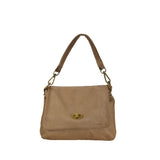 Borsa donna a spalla in vera pelle vintage Made in Italy tinto lavato in capo ZETA SHOES